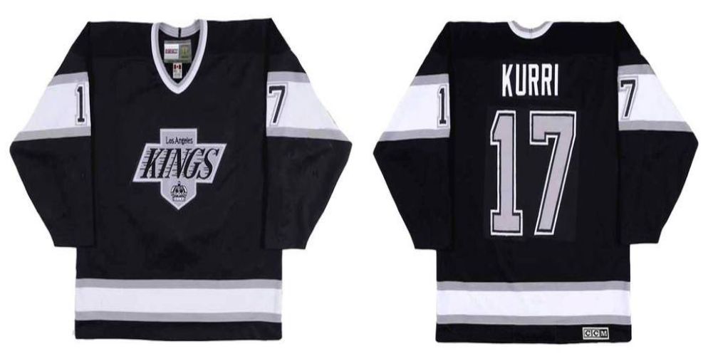 2019 Men Los Angeles Kings 17 Kurri Black CCM NHL jerseys